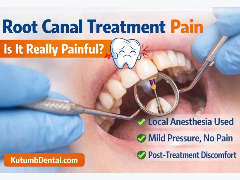 Root Canal Treatment: Is It Painful? – Kutumb Dental