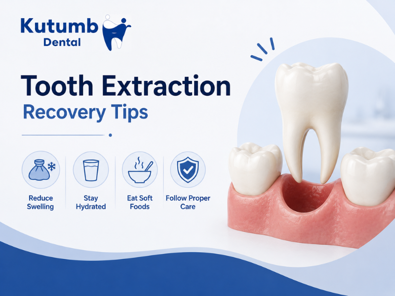 What to Expect After a Tooth Extraction: Recovery Tips from Kutumb Dental